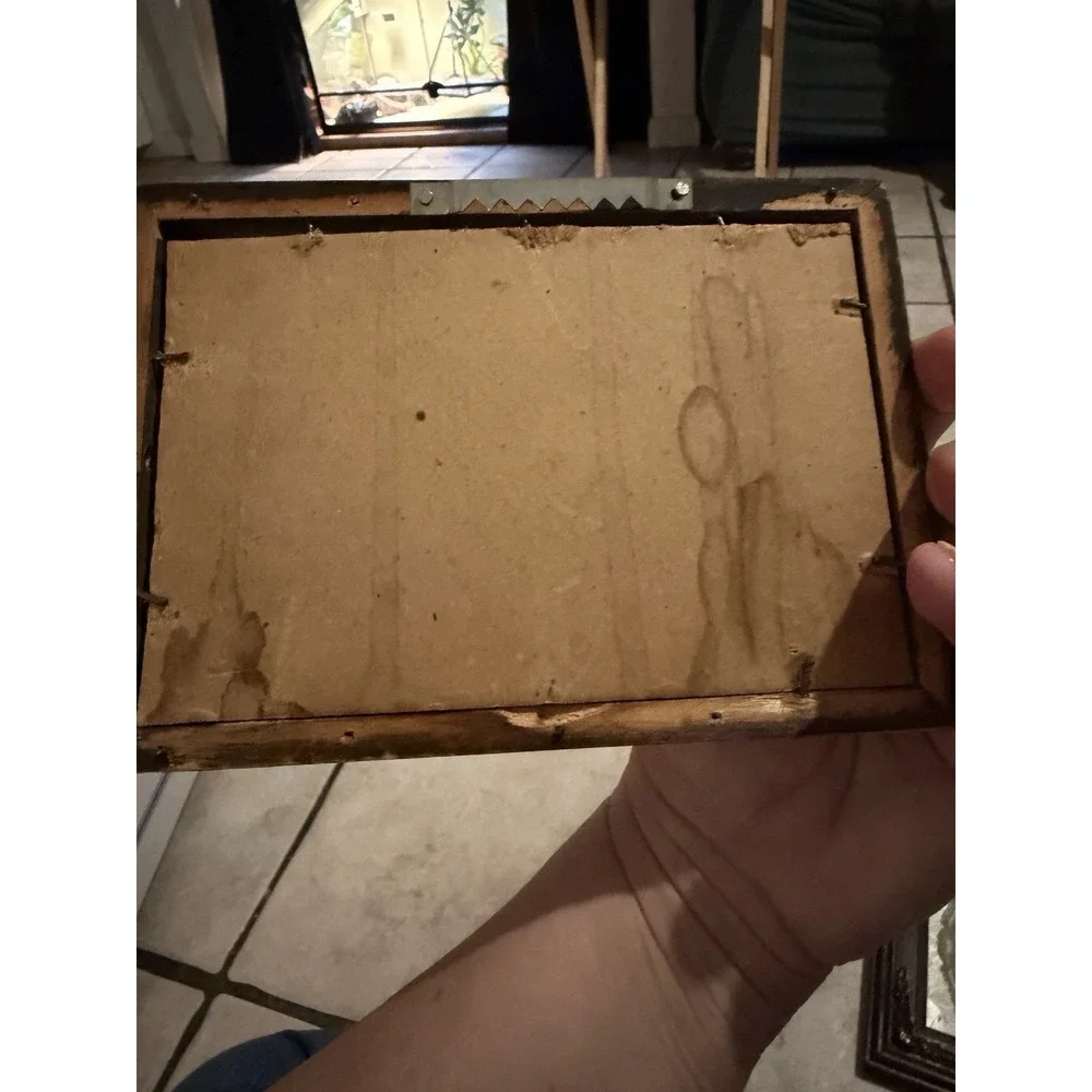 Set Of Two Vintage Picture Frames With Old Western/horse Buggy /bar Pictures